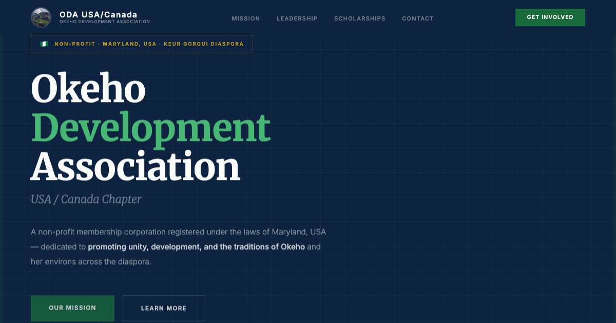 Okeho Development Association screenshot